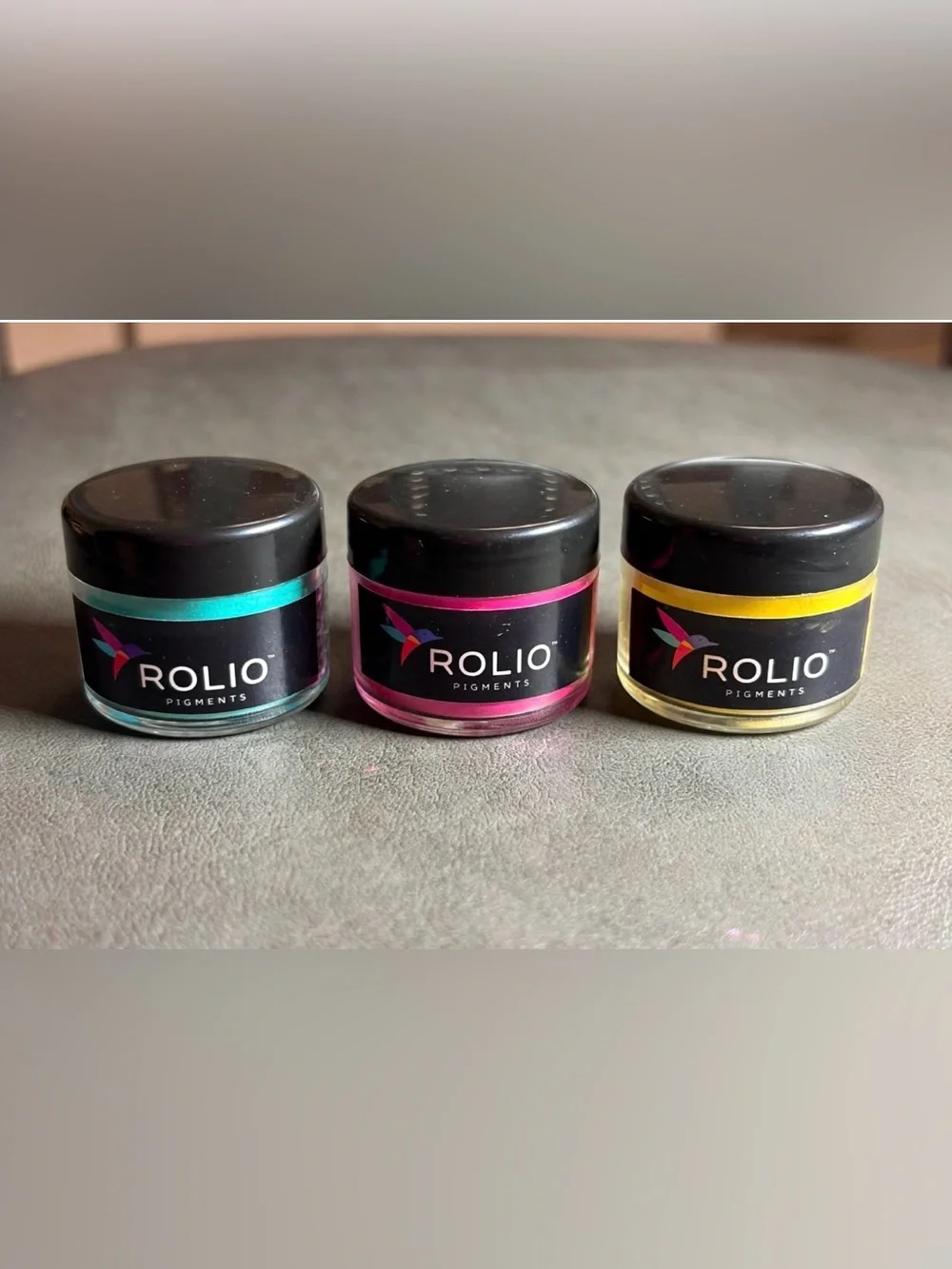 Press-On Nail Trio in Teal, Pink & Yellow